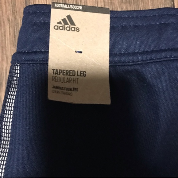 Brand new NWT adidas navy blue tracksuit ladies small pants and medium jacket. - Picture 4 of 9